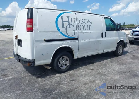2006 Chevrolet Express Work Van from USA, damaged, VIN 1GCFG15X361124543